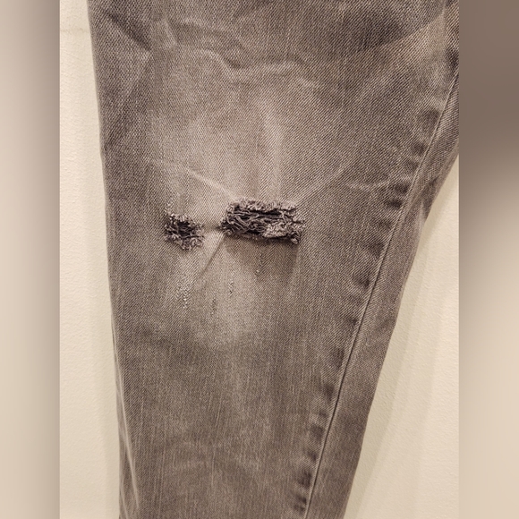 Anthropologie Pilcro The Borrowed Boyfriend Jeans, Grey, Size US 28 - Picture 5 of 8